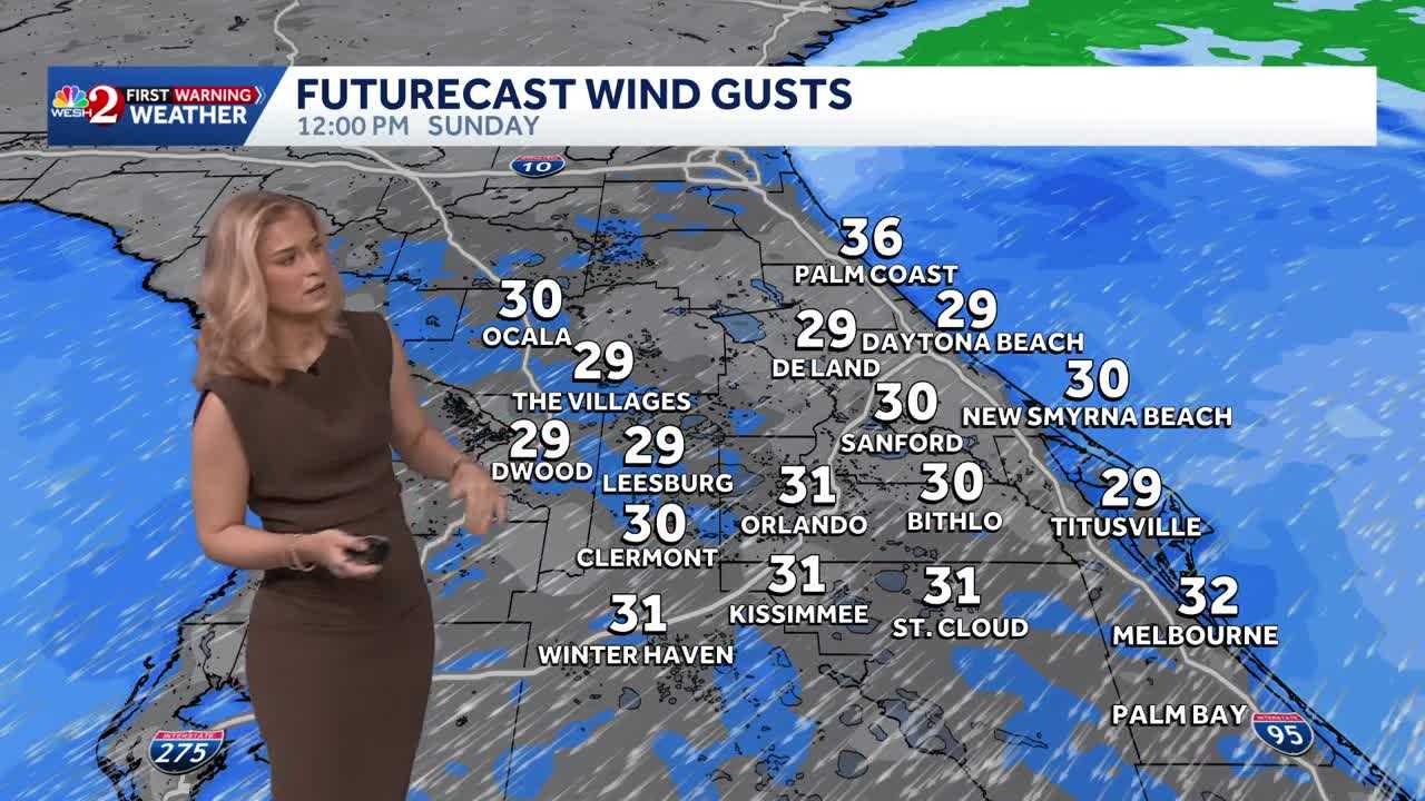 Showers and windy conditions to end the weekend| Forecast Video 10/25 — WESH 2 Orlando, Waco Community news